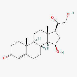 (8R,9S,10R,13S,14S,15S,17S)-15-hydroxy-17-(2-hydroxyacetyl)-10,13-dimethyl-1,2,6,7,8,9,11,12,14,15,16,17-dodecahydrocyclopenta[a]phenanthren-3-one