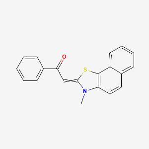 2-(3-Methylnaphtho[2,1-d][1,3]thiazol-2(3H)-ylidene)-1-phenylethan-1-one