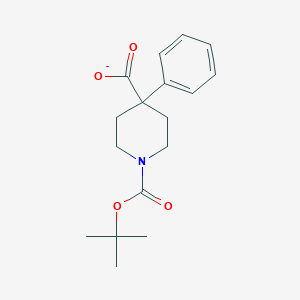 1,4-Piperidinedicarboxylic acid, 4-phenyl-, 1-(1,1-dimethylethyl) ester