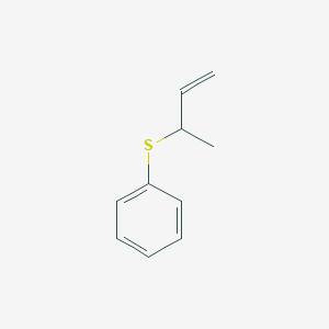 molecular formula C10H12S B14751764 Benzene, [(1-methyl-2-propenyl)thio]- CAS No. 701-75-7