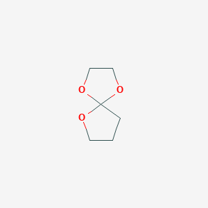 molecular formula C6H10O3 B14751765 1,4,6-Trioxaspiro[4.4]nonane CAS No. 176-37-4