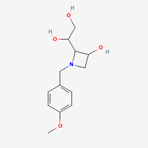 (1S)-1-[(2S,3R)-3-Hydroxy-1-((4-methoxyphenyl)methyl)-2-azetidinyl]-1,2-ethanediol