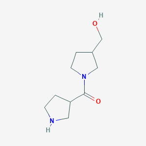 [1-(Pyrrolidine-3-carbonyl)pyrrolidin-3-yl]methanol