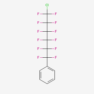 molecular formula C12H5ClF12 B14751894 (6-Chloro-1,1,2,2,3,3,4,4,5,5,6,6-dodecafluorohexyl)benzene CAS No. 904-75-6