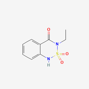 3-Ethyl-2lambda~6~,1,3-benzothiadiazine-2,2,4(1H,3H)-trione