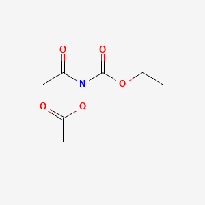 Ethyl acetoxy(acetyl)carbamate