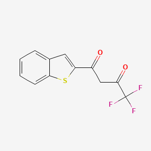 1-(1-Benzothiophen-2-yl)-4,4,4-trifluorobutane-1,3-dione