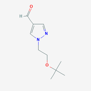 1-[2-(tert-butoxy)ethyl]-1H-pyrazole-4-carbaldehyde