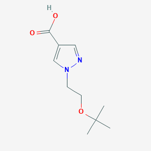1-[2-(tert-butoxy)ethyl]-1H-pyrazole-4-carboxylic acid