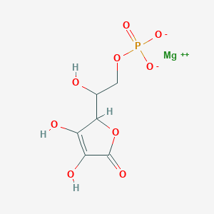 molecular formula C6H7MgO9P B14752197 Magnesium [2-(4,5-dihydroxy-3-oxo-2-furanyl)-2-hydroxyethyl] phosphate 