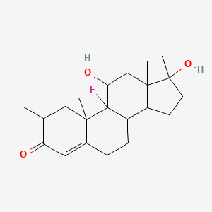 9-Fluoro-11,17-dihydroxy-2,17-dimethylandrost-4-en-3-one