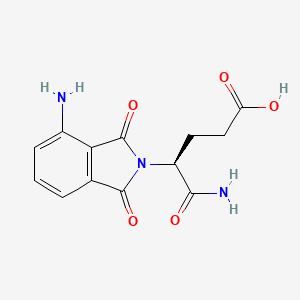 2H-Isoindole-2-butanoic acid, 4-amino-gamma-(aminocarbonyl)-1,3-dihydro-1,3-dioxo-, (gammaS)-