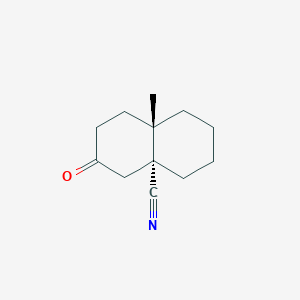 (4aR,8aS)-8a-Methyl-3-oxooctahydronaphthalene-4a(2H)-carbonitrile