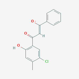 3-(5-Chloro-2-hydroxy-4-methyl-phenyl)-3-oxo-1-phenyl-prop-1-en-1-olate