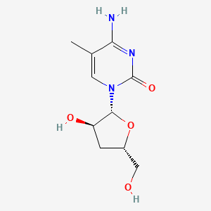 4-amino-1-[(2R,3R,5S)-3-hydroxy-5-(hydroxymethyl)oxolan-2-yl]-5-methylpyrimidin-2-one