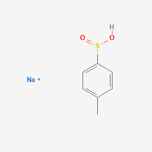 molecular formula C7H8NaO2S+ B147524 对甲苯磺酸钠 CAS No. 824-79-3