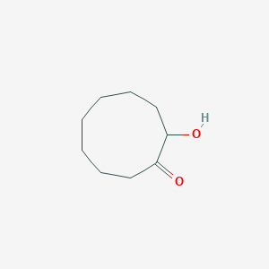 molecular formula C9H16O2 B14752402 2-Hydroxycyclononanone CAS No. 496-83-3