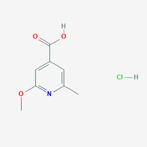 2-Methoxy-6-methylpyridine-4-carboxylic acid hydrochloride