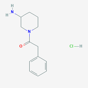 1-(3-Aminopiperidin-1-yl)-2-phenylethan-1-one hydrochloride