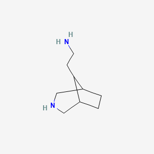 molecular formula C9H18N2 B1475249 8-Aminoethyl-3-azabicyclo[3.2.1]octane CAS No. 1341038-78-5