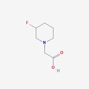 2-(3-Fluoropiperidin-1-yl)acetic acid