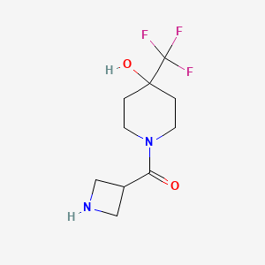 Azetidin-3-yl(4-hydroxy-4-(trifluoromethyl)piperidin-1-yl)methanone