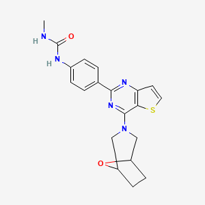 1-(4-(4-(8-Oxa-3-azabicyclo[3.2.1]octan-3-yl)thieno[3,2-d]pyrimidin-2-yl)phenyl)-3-methylurea