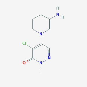 5-(3-aminopiperidin-1-yl)-4-chloro-2-methylpyridazin-3(2H)-one