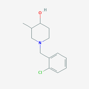 molecular formula C13H18ClNO B1475261 1-(2-Chlorobenzyl)-3-methylpiperidin-4-ol CAS No. 1592769-82-8