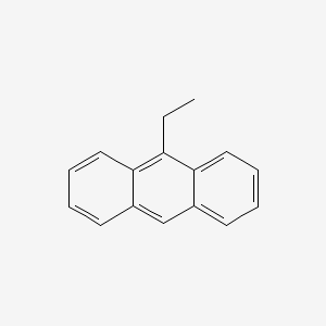 molecular formula C16H14 B14752619 9-Ethylanthracene CAS No. 605-83-4