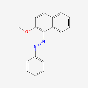 Diazene, (2-methoxy-1-naphthalenyl)phenyl-