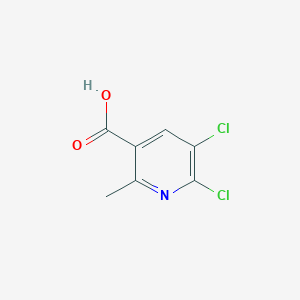 molecular formula C7H5Cl2NO2 B1475274 5,6-Dichloro-2-methylnicotinic acid CAS No. 1781138-19-9