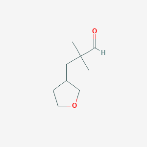 2,2-Dimethyl-3-(oxolan-3-yl)propanal