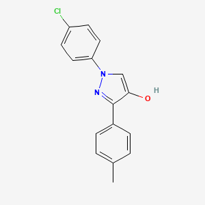 1-(4-Chlorophenyl)-3-p-tolyl-1H-pyrazol-4-ol