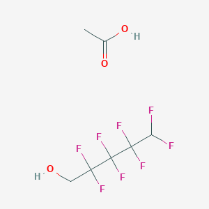 Acetic acid--2,2,3,3,4,4,5,5-octafluoropentan-1-ol (1/1)