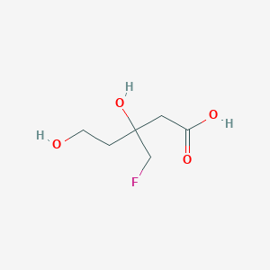 3-(Fluoromethyl)-3,5-dihydroxypentanoic acid