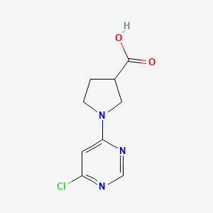 1-(6-Chloropyrimidin-4-yl)pyrrolidine-3-carboxylic acid