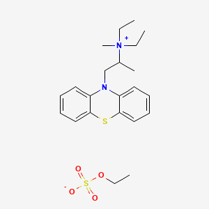 Diethylmethyl(1-methyl-2-phenothiazin-10-ylethyl)ammonium ethyl sulfate