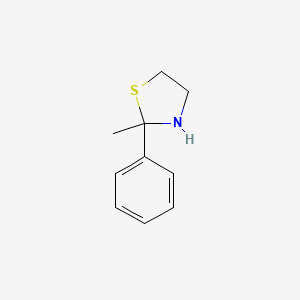 2-Methyl-2-phenylthiazolidine