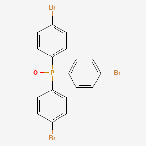 molecular formula C18H12Br3OP B14753046 Tris(4bromophenyl)phosphine oxide CAS No. 900-99-2