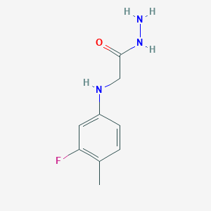 2-(3-Fluoro-4-methylanilino)acetohydrazide