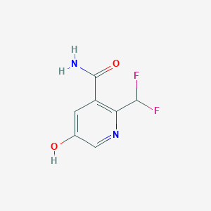 2-(Difluoromethyl)-5-hydroxypyridine-3-carboxamide