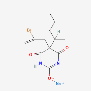 Sodium 5-(2-bromoallyl)-5-(sec-pentyl)barbiturate