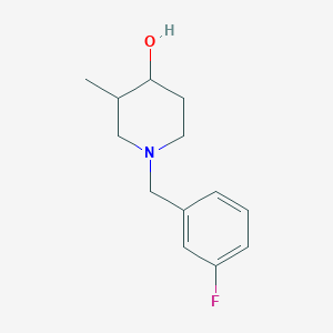 B1475326 1-(3-Fluorobenzyl)-3-methylpiperidin-4-ol CAS No. 1598485-56-3