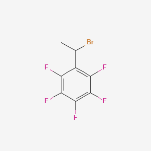 1-(1-Bromoethyl)-2,3,4,5,6-pentafluorobenzene