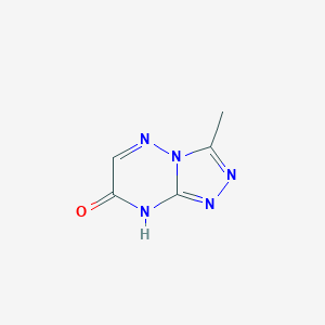 1,2,4-Triazolo[4,3-b][1,2,4]triazin-7(8H)-one, 3-methyl-