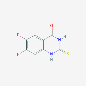 B1475374 6,7-Difluoro-2-mercaptoquinazolin-4(3H)-one CAS No. 1593461-98-3