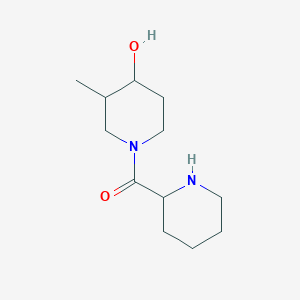 molecular formula C12H22N2O2 B1475375 (4-Hydroxy-3-methylpiperidin-1-yl)(piperidin-2-yl)methanone CAS No. 1600948-13-7