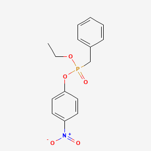 p-Nitrophenyl ethyl benzylphosphonate