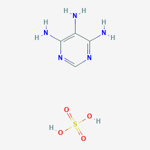 molecular formula C4H9N5O4S B147540 4,5,6-三氨基嘧啶硫酸盐 CAS No. 49721-45-1